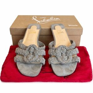Christian Louboutin suede sandals